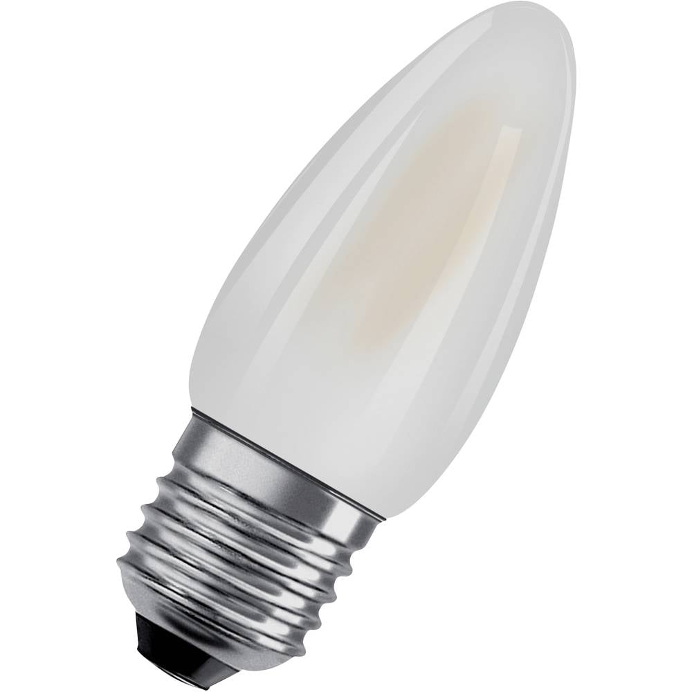 OSRAM LED-lamp Energielabel A++ (A++ E) E27 Kaars 4 W = 40 W Warmwit (Ø x l) 35 mm x 92 mm 1 stuk(s)