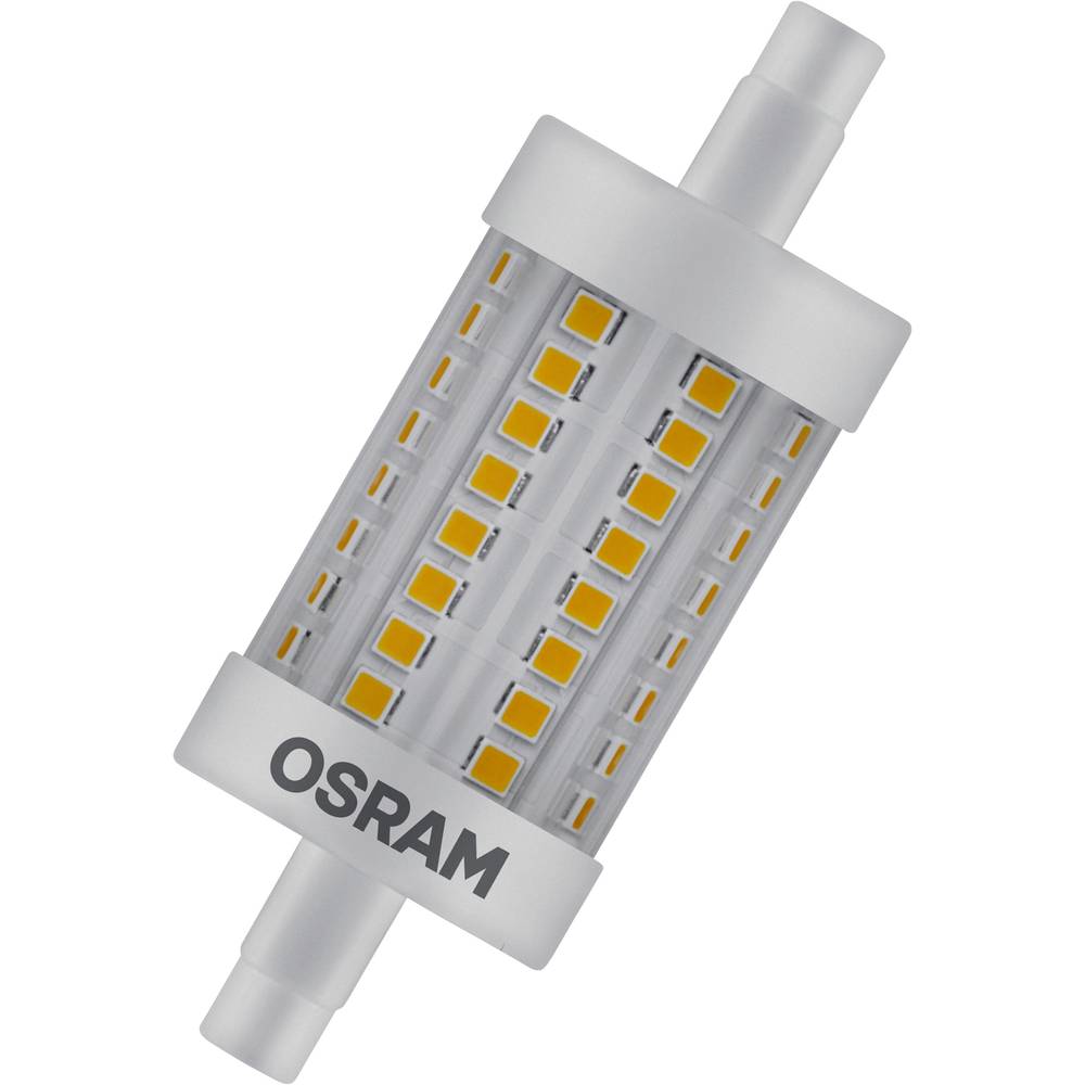 OSRAM LED-lamp Energielabel A++ (A++ E) R7s Ballon 8 W = 75 W Warmwit (Ø x l) 29 mm x 78 mm 1 stuk(s