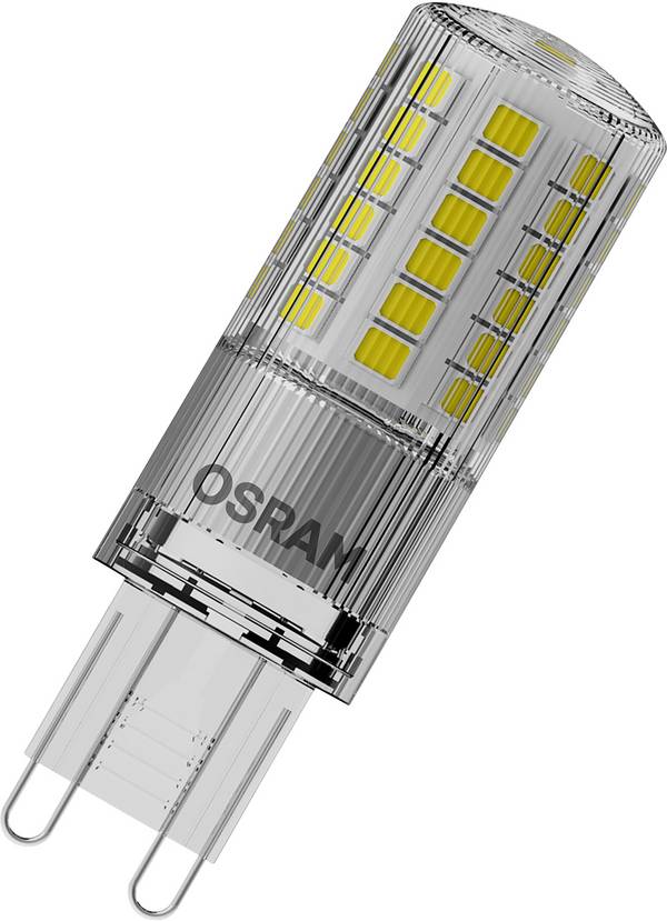 OSRAM HOMELIGHTING 4058075432482 LED EEK E (A - G) G9 Kolbenform 4.5 W = 50 W Kaltweiß (Ø x H) 17 mm x 55 mm  1 St.