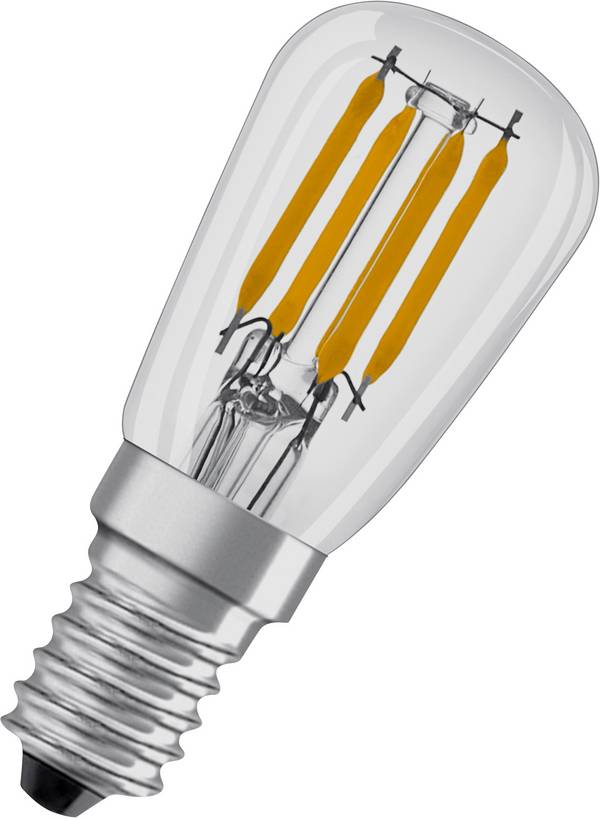 OSRAM HOMELIGHTING 4058075432871 LED EEK F (A - G) E14 Spezialform 2.8 W = 25 W Warmweiß (Ø x H) 26 mm x 63 mm nicht dimmbar 1 St.