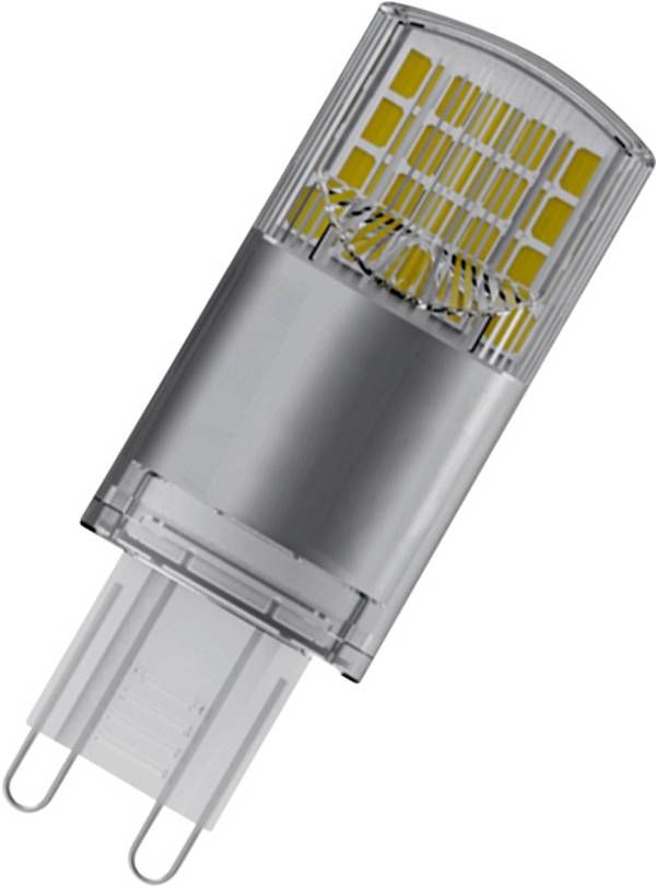 OSRAM HOMELIGHTING 4058075449893 LED EEK E (A - G) G9 Kolbenform 4.2 W = 40 W Warmweiß (Ø x H) 18 mm x 49 mm  2 St.