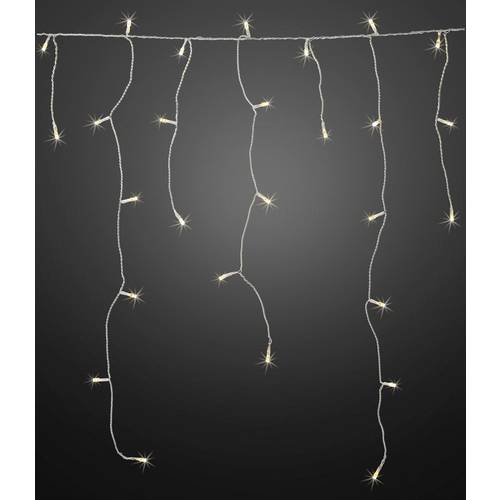 Hellum Lichtervorhang-Eisregen Innen/Außen 240 LED Warmweiß