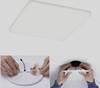 Paulmann 92398 EB Panel Veluna VariFit LED-Einbauleuchte LED LED fest eingebaut 17.50 W Satin