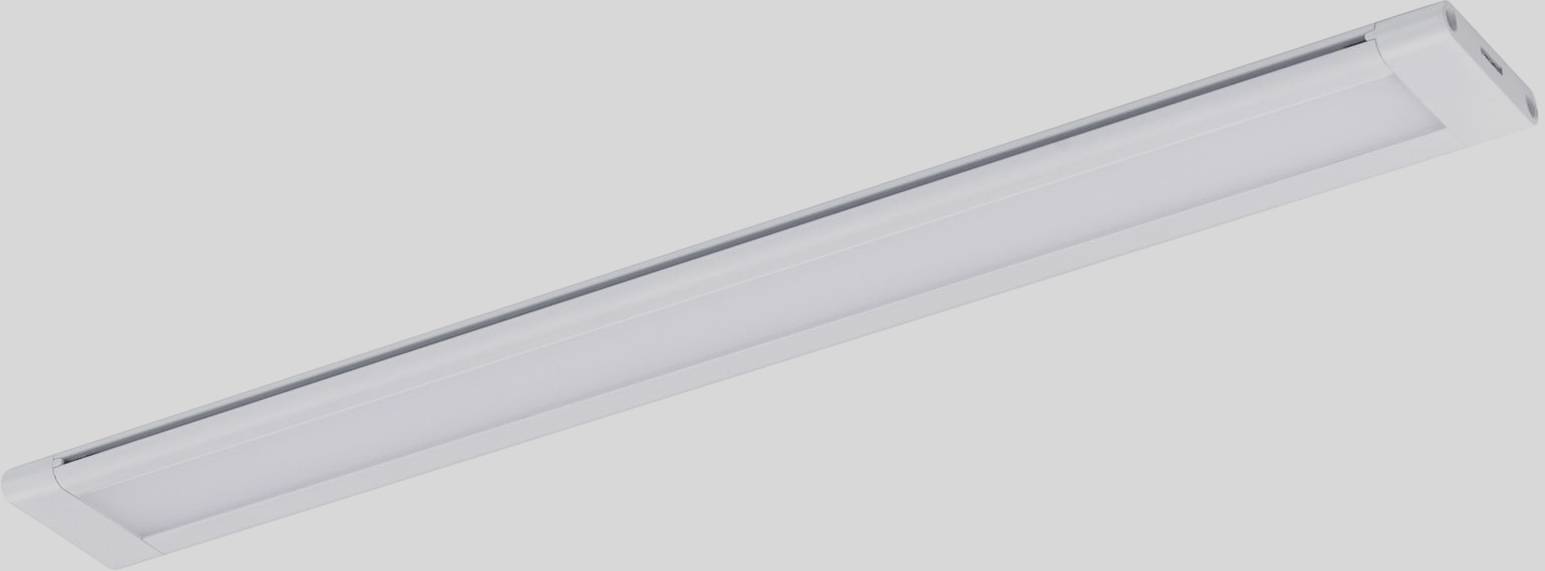 Eine rechteckige, weiße Deckenleuchte mit einfachem Design, geeignet für moderne Innenräume.