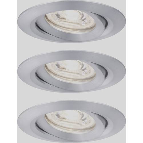 Thumbnail - Paulmann 92975 EBL Nova mini Plus Coin LED-Einbauleuchte 3er Set 4.20 W Aluminium