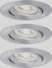 Paulmann 92975 EBL Nova mini Plus Coin LED-Einbauleuchte 3er Set LED-Modul 4.20 W Aluminium