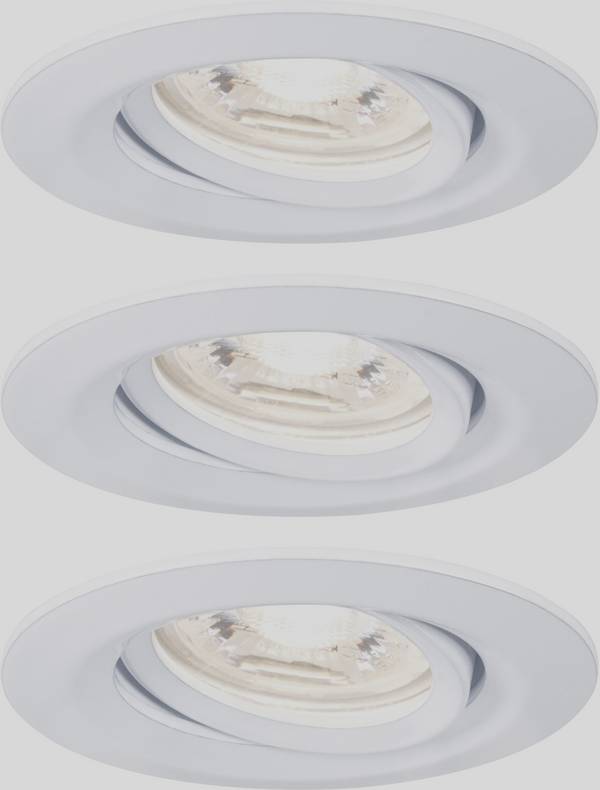 Paulmann 94293 EBL Nova mini Coin LED-Einbauleuchte 3er Set  LED LED 4 W Weiß
