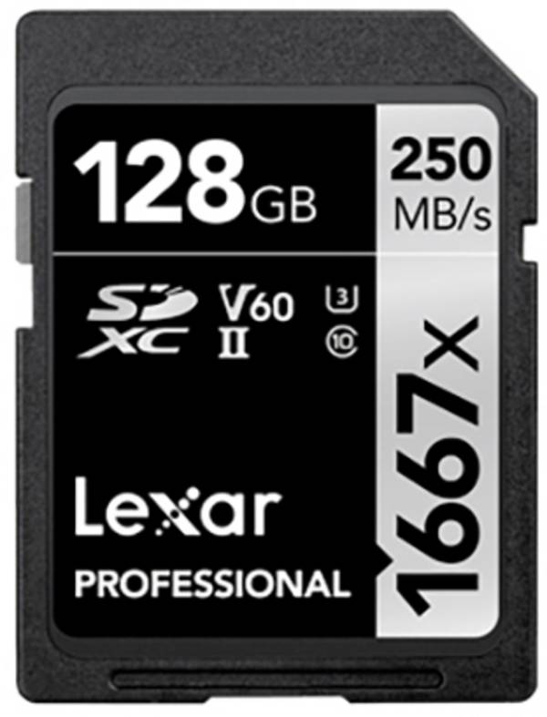 Lexar SDXC - 128 GB - 128 GB - SDXC - Klasse 10 - UHS-II - 250 MB/s - 90