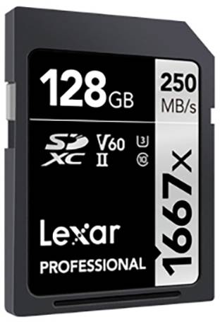 Lexar SDXC - 128 GB - 128 GB - SDXC - Klasse 10 - UHS-II - 250 MB/s - 90-1