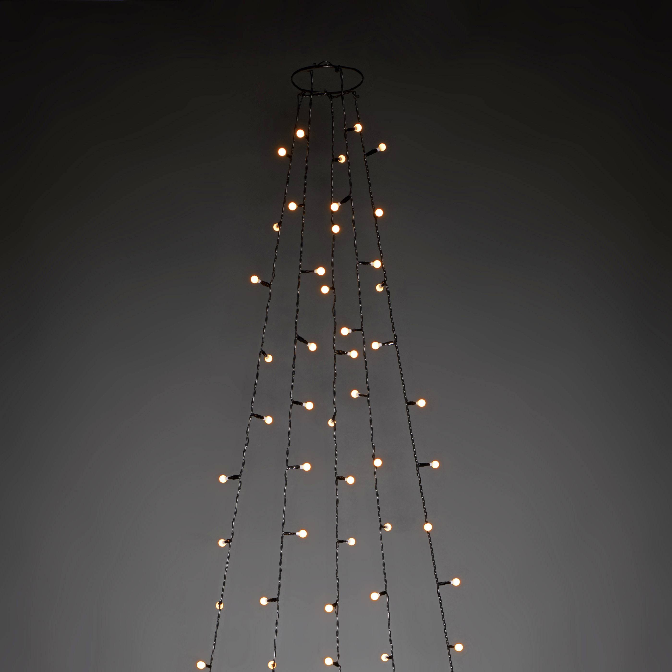 Konstsmide 6369-820 LED-Baummantel Innen EEK: G (A - G) über Steckernetzteil Anzahl Leuchtmittel 250 LED Bernstein Beleu...