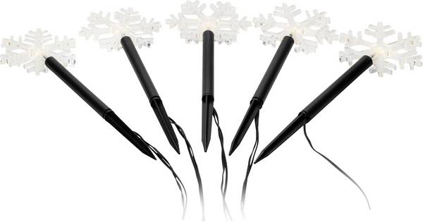 Konstsmide 4469-100  Außen-Dekobeleuchtung  5er Set  LED LED fest eingebaut  Schwarz
