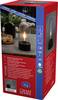 Konstsmide 1895-000 LED-Laterne Bernstein LED Schwarz mit Schalter, Timer