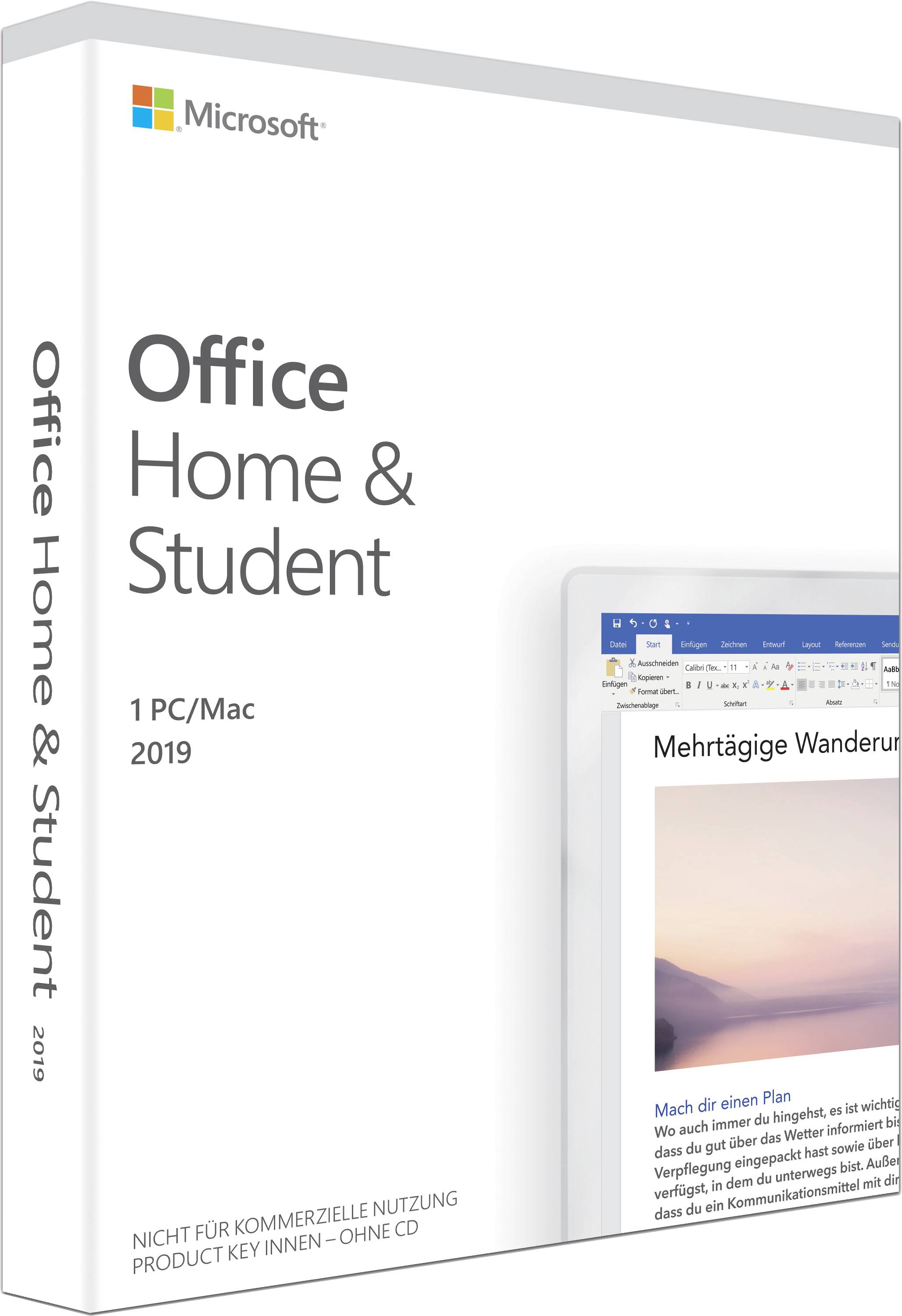 Microsoft Office Home and Student 2019 - Box-Pack-1