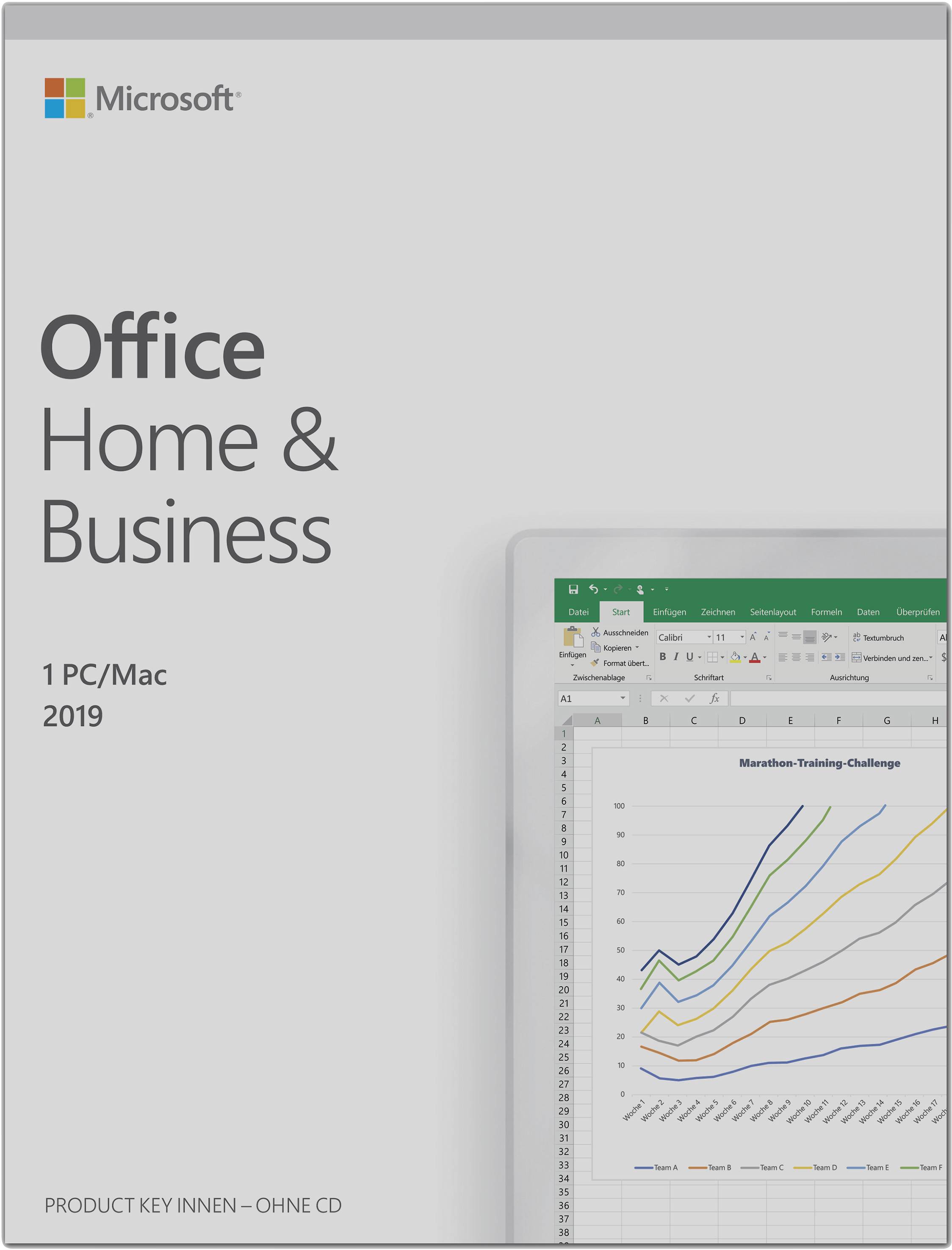 Microsoft Office 2019 Home & Business PKC Box Win/Mac, Deutsch-0