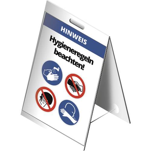 Cimco Cimco Werkzeuge 182802 Warnaufsteller Hygieneregeln beachten! 1 St.