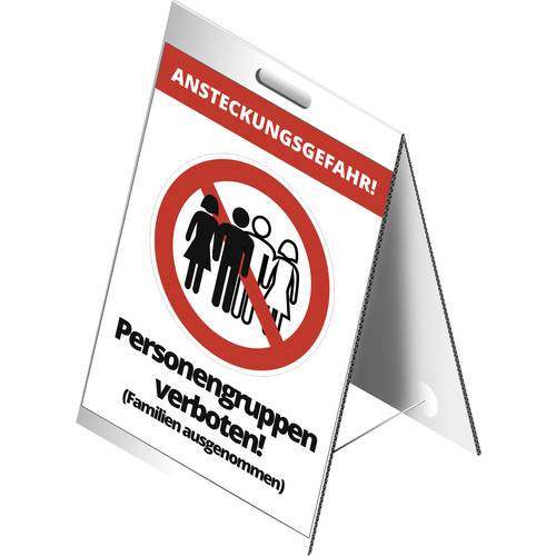 Cimco Cimco Werkzeuge 182804 Warnaufsteller Personengruppen verboten! 1 St.