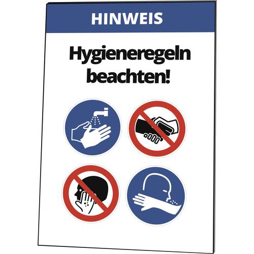 Cimco Cimco Werkzeuge 182812 Warnaufsteller Hygieneregeln beachten! 1 St.