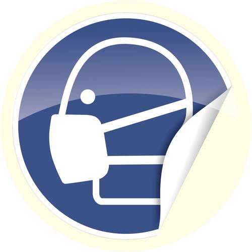 Gebotsschild Mundschutz tragen (Ø) 200 mm 1 St.