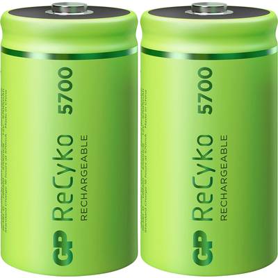 GP Batteries ReCyko+ Mono (D)-Akku NiMH 5700 mAh 1.2 V 2 St.