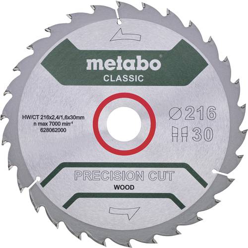Metabo 628326000 Kreissägeblatt 254 x 30 x 1.6 mm Zähneanzahl: 40 1 St.