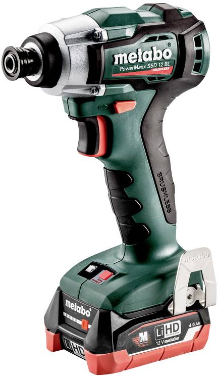 Metabo PowerMaxx SSD 12 BL 601115800 Akku-Schlagschrauber 12 V Anzahl mitgelieferte Akkus 2 2 Ah LiHD-0