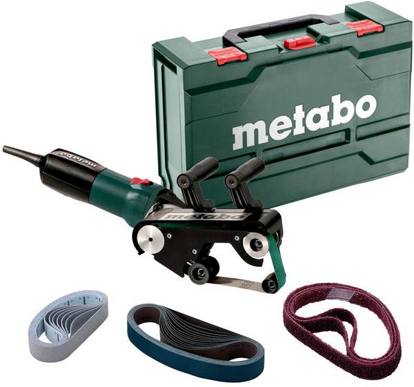 Metabo RBE 9-60 Set 602183510 Rohrbandschleifer 900 W Band-Breite 30 mm Band-Länge 533 mm