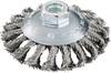 Metabo Rundbürste 100x0,5x10 mm/ M 14, Stahl, gezopft, gekr. (623803000) 623803000 1 St.