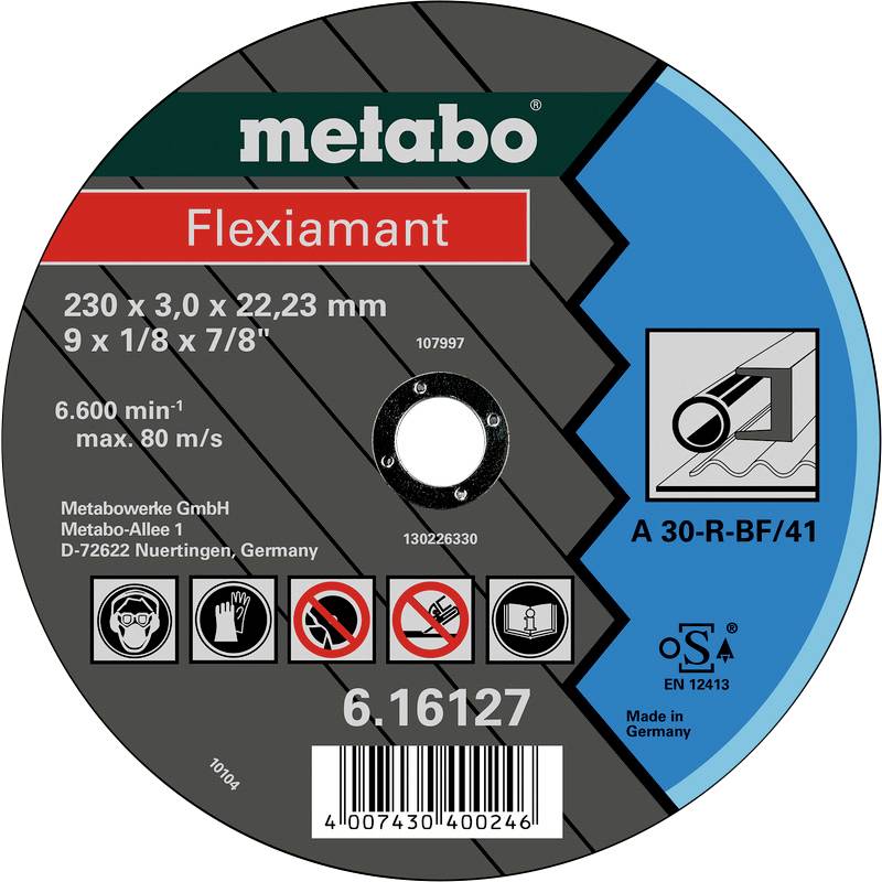 METABO 616127000 Trennscheibe gerade 22.23 mm 1 St.
