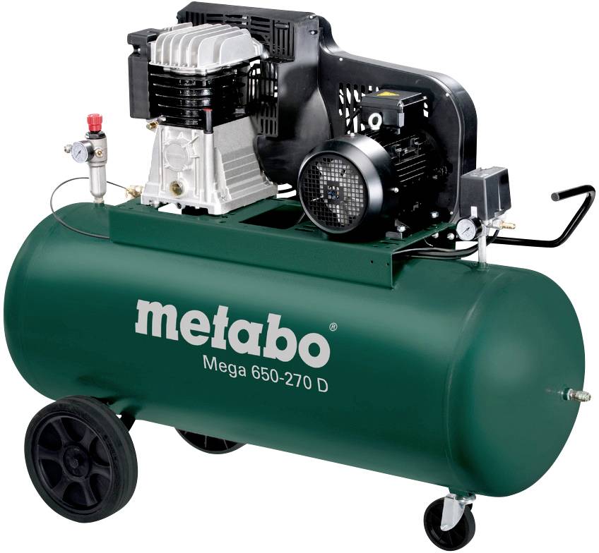 Metabo Druckluft-Kompressor Mega 650-270 D 270 l