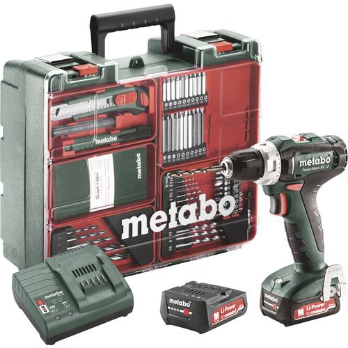 Thumbnail - Metabo 601036870 Akku-Bohrschrauber 12 V 2 Ah Li-Ion