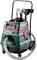 Staubsauger von Metabo mit Rädern und flexiblem Schlauch, geeignet für Werkstätten und Baustellen.