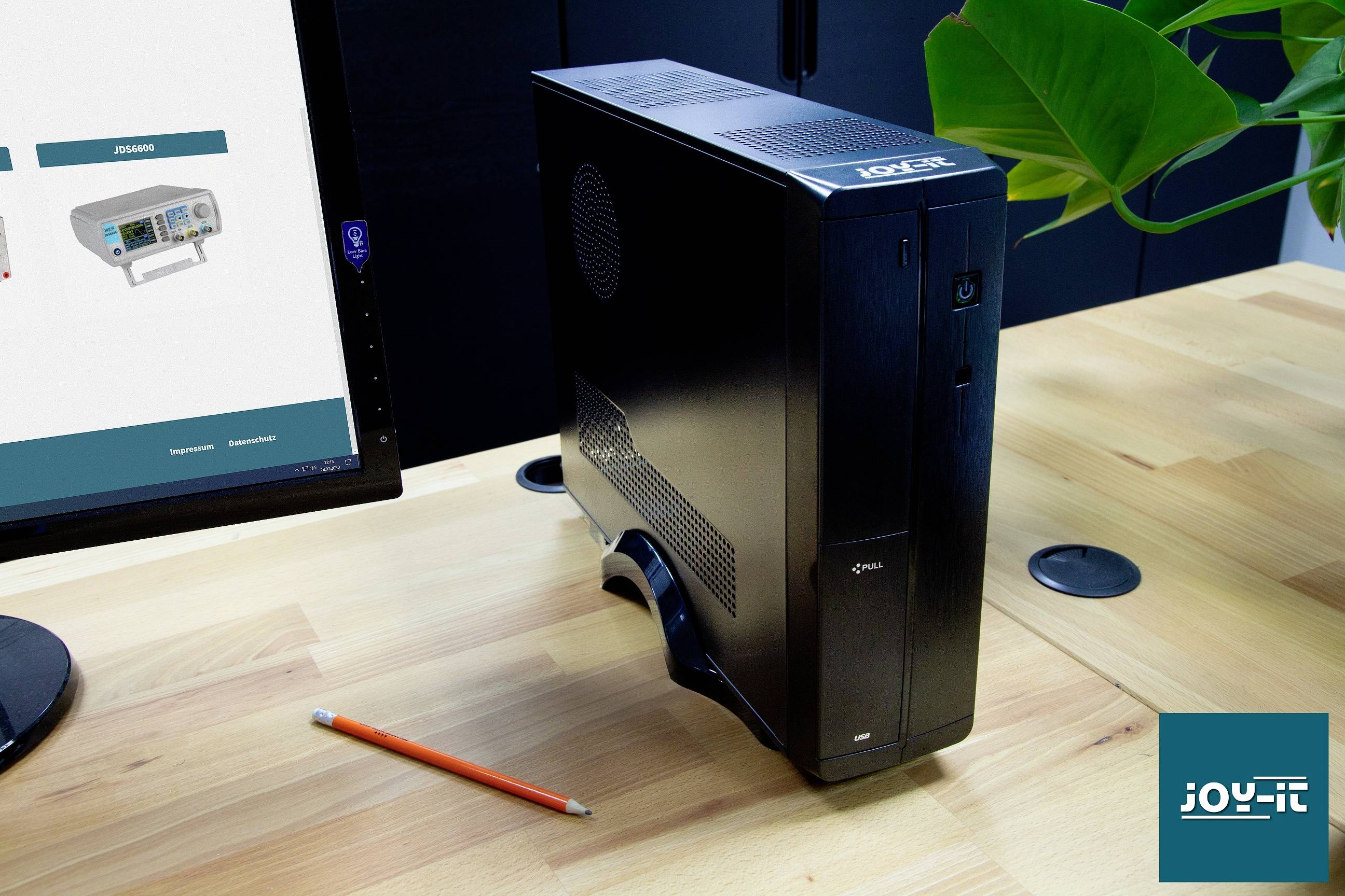 Joy-it Mini PC AMD E1 E1-6010 8 GB RAM 240 GB SSD Win 10 Pro CR-2282648-3