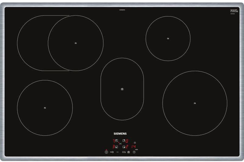 Siemens Induktionskochfeld EH845BFB1E Aufliegend Induktions-Kochfeld 795 mm Autark
