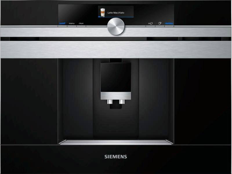 Siemens Kaffeevollautomat CT636LES1 Edelstahl CT636LES1 Kaffeevollautomat Schwarz