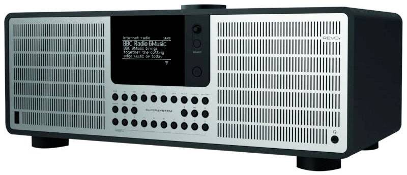 Revo Internet Radio SuperSystem Silber Schwarz Internet Systemradio DAB+, Internet, UKW DAB+, Internetradio,