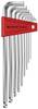PB SwissTools PB Swisstools Winkelschlüssel-Set 1,5-10 mm Innensechskant Winkelschraubendreher-Set 9teilig Innen-Sechskant