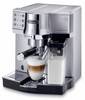 DeLonghi De'Longhi Siebträgermaschine EC 850.M Silber Espressomaschine mit Siebträger Silber 1450 W E.S.E. Pad kompatibel, mit Milchaufschäumdüse