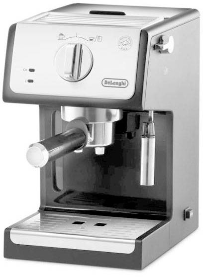 DeLonghi Siebträgermaschine ECP 33.21 Silber Schwarz Espressomaschine mit Siebträger Schwarz, Silber 1100 W