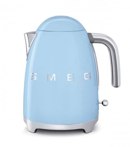 SMEG Wasserkocher 50S RETRO STYLE 1.7 l, Hellblau Wasserkocher Überhitzungsschutz Hellblau