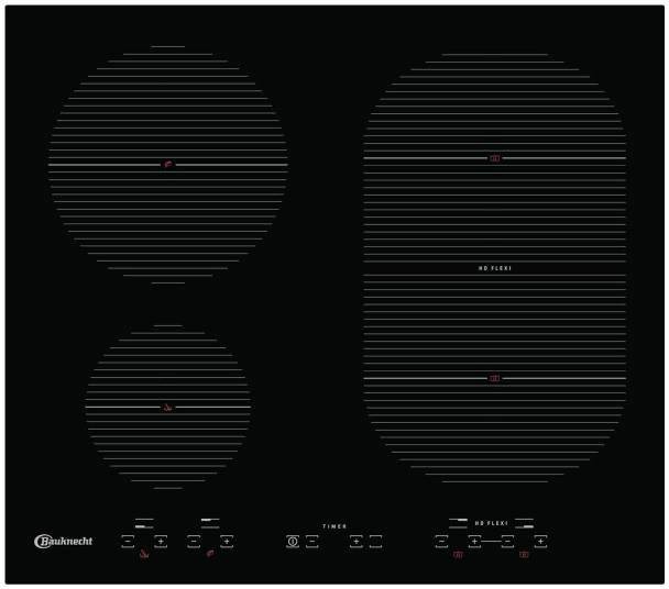 Bauknecht Induktionskochfeld CTAI 1641F NE Flächenbündig Induktions-Kochfeld 580 mm Autark