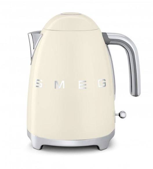 SMEG Wasserkocher 50S Retro Style 1.7 l, Crème Wasserkocher Überhitzungsschutz Beige