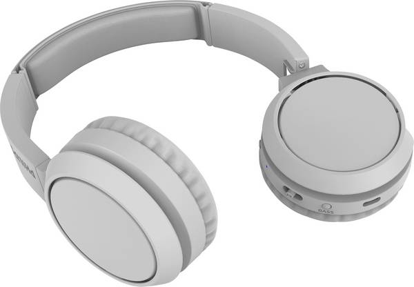 Philips TAH4205WT  On Ear Kopfhörer Bluetooth®  Weiß Noise Cancelling Lautstärkeregelung, Faltbar Telefon