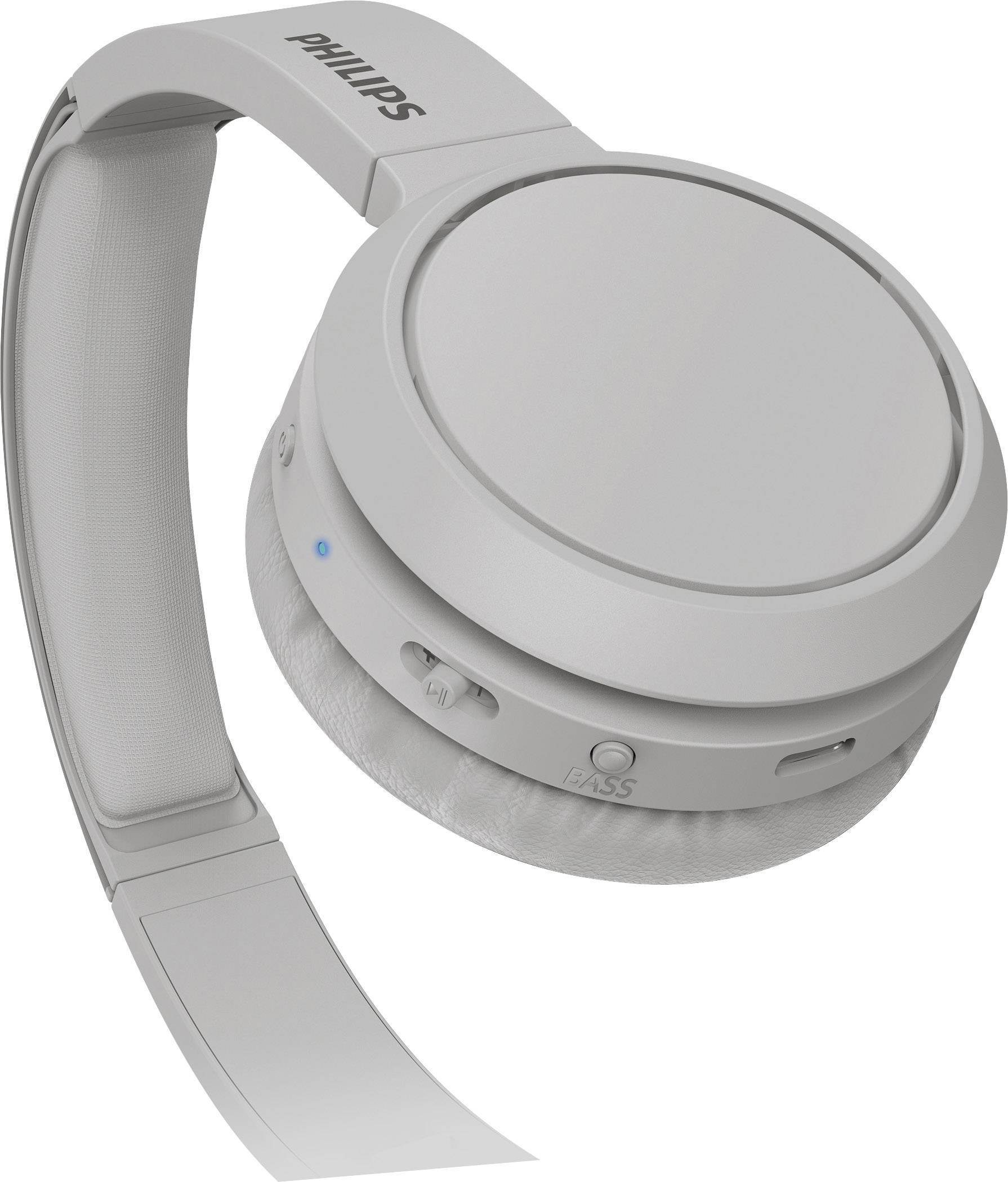 Philips TAH4205WT On Ear Kopfhörer Bluetooth® Weiß Noise Cancelling Lautstärkeregelung, Faltbar Telefon-1