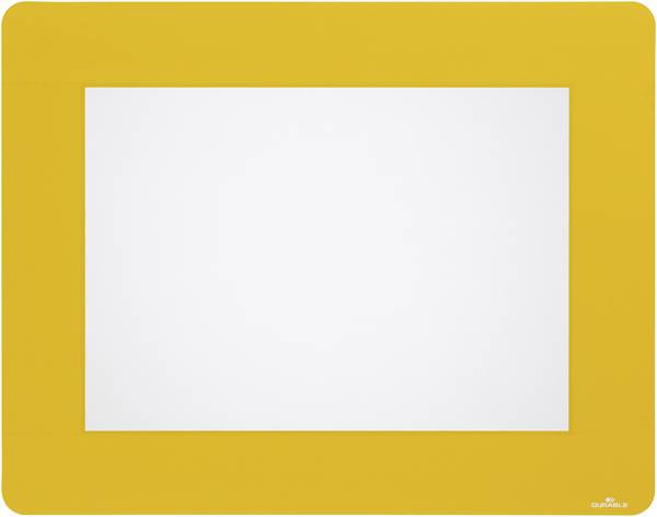 Durable 180804 DURABLE Bodenmarkierungsfenster A4 ablösbar; gelb; 180804; 1 Packung Gelb 10 St. (L x B x H) 314 x 401 x 314 mm