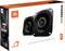 'JBL Stage2 424' Lautsprecherverpackung mit zwei koaxialen Autolautsprechern. Aufschrift: 'Dare to Listen', Leistung 150W.