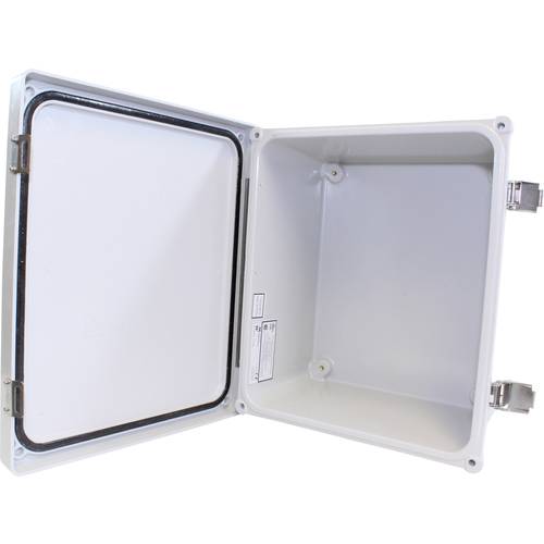 Hammond Electronics Wand-Gehäuse 308 x 261 x 156 GFK Grau 1 St.