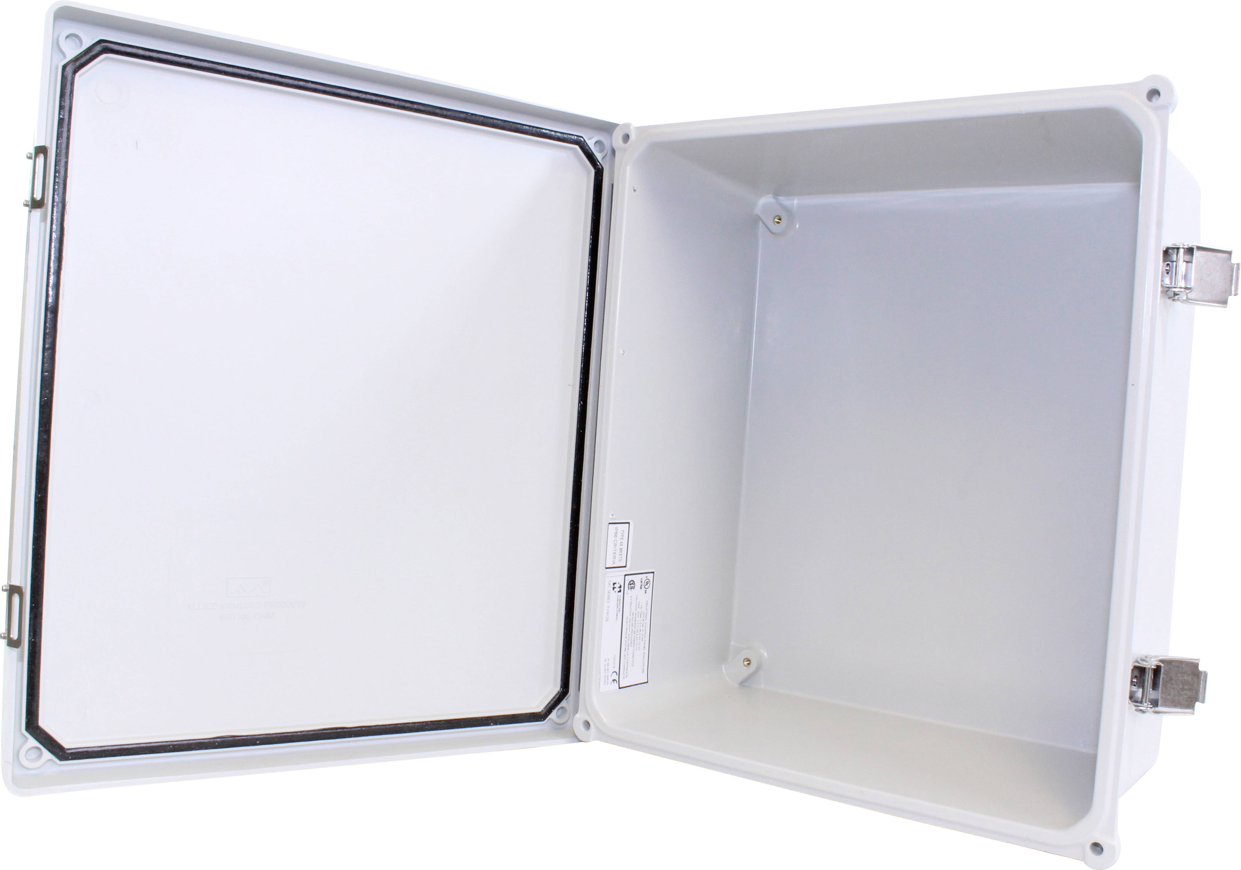 Hammond Electronics Wand-Gehäuse 359 x 311 x 156 GFK Grau 1 St.