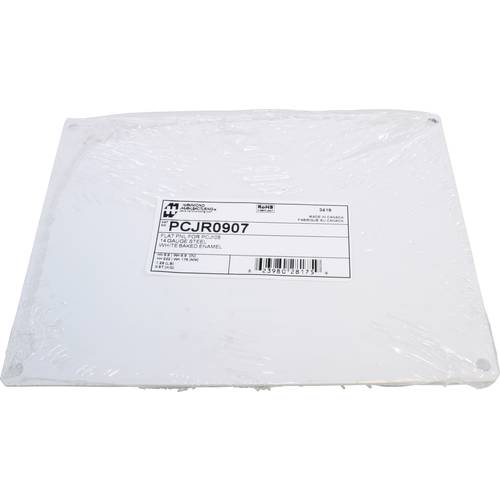 Hammond Electronics Montageplatte Stahl Weiß (L x B x H) 222 x 175 x 1.8 mm 1 St.