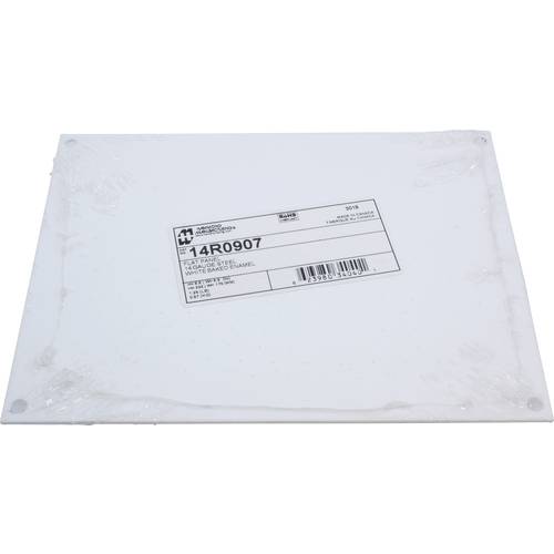 Hammond Electronics Montageplatte Stahl Weiß (L x B x H) 222 x 175 x 1.8 mm 1 St.