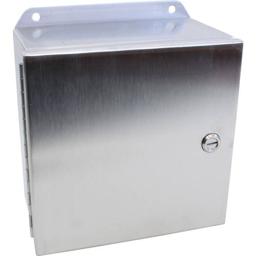 Hammond Electronics Wand-Gehäuse 203 x 203 x 102 Edelstahl Edelstahl 1 St.